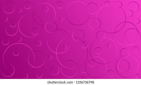 

Light pink vector illustration, which consists of circles of different sizes. Gradient design for your product design: advertising, banners, posters, videos, etc... Creative geometric background.