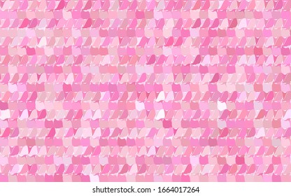 Light Pink vector illustration which consist of circles. Dotted gradient design for your business. Creative geometric background in halftone style with colored spots.