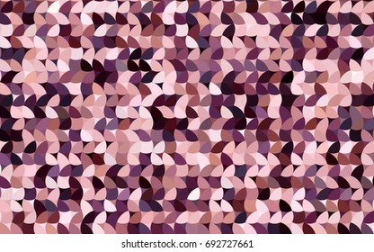 Light Pink vector illustration which consist of circles. Dotted gradient design for your business. Creative geometric background in halftone style with colored spots.