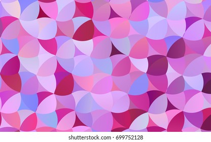 Light Pink vector illustration which consist of circles. Dotted gradient design for your business. Creative geometric background in halftone style with colored spots.
