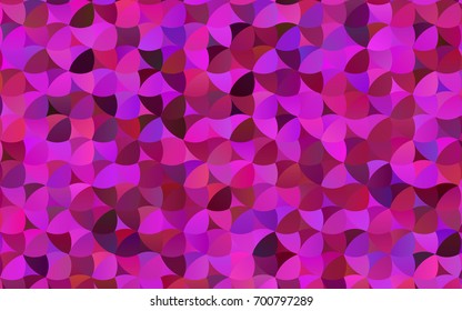 Light Pink vector illustration which consist of circles. Dotted gradient design for your business. Creative geometric background in halftone style with colored spots.