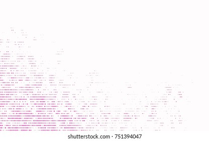 Light Pink vector illustration which consist of circles. Dotted gradient design for your business. Creative geometric background in halftone style with colored spots.