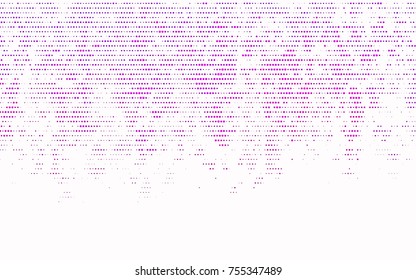 Light Pink vector illustration which consist of circles. Dotted gradient design for your business. Creative geometric background in halftone style with colored spots.