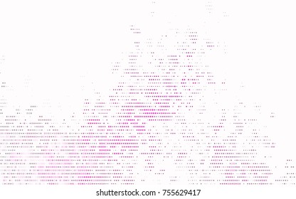 Light Pink vector illustration which consist of circles. Dotted gradient design for your business. Creative geometric background in halftone style with colored spots.