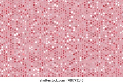 Light Pink vector illustration which consist of circles. Dotted gradient design for your business. Creative geometric background in halftone style with colored spots.