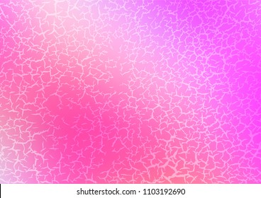 Light Pink vector indian curved pattern. Geometric doodle illustration in Origami style with gradient. The template can be used as a background for cell phones.