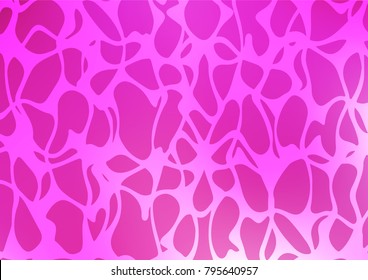 Light Pink vector indian curved texture. Brand-new colored illustration in blurry style with doodles. The template can be used as a background for cell phones.