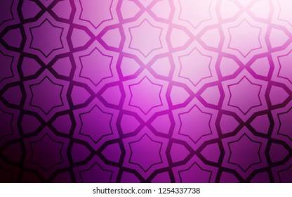 Light Pink vector layout with bright stars. Blurred decorative design in simple style with stars. Pattern for wrapping gifts.