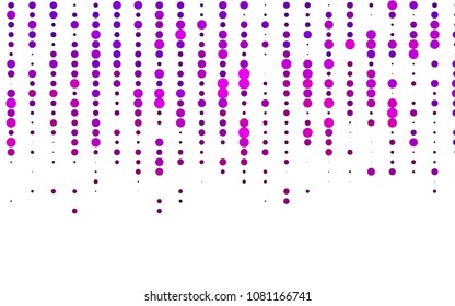 Light Pink vector  layout with circle shapes. Illustration with set of shining colorful abstract circles. Beautiful design for your business natural advert.