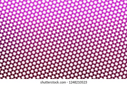 Light Pink vector layout with circle shapes. Abstract illustration with colored bubbles in nature style. Pattern of water, rain drops.
