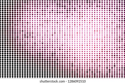 Light Pink vector layout with circle shapes. Beautiful colored illustration with blurred circles in nature style. Pattern for beautiful websites.