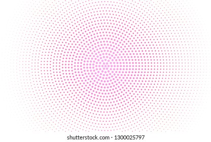 Light Pink vector  layout with circle shapes. Modern abstract illustration with colorful water drops. Design for your business advert.