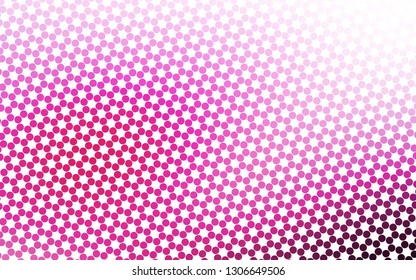 Light Pink vector layout with circle shapes. Modern abstract illustration with colorful water drops. Design for business adverts.