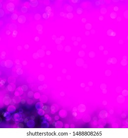 Light Pink vector layout with circle shapes. Abstract colorful disks on simple gradient background. Design for your commercials.