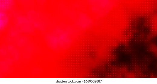 Light Pink vector layout with circle shapes. Colorful illustration with gradient dots in nature style. Pattern for business ads.