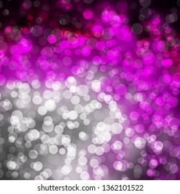 Light Pink vector layout with circles. Modern abstract illustration with colorful circle shapes. Design for your commercials.