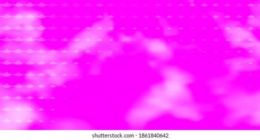 Light Pink vector layout with circles. Glitter abstract illustration with colorful drops. Pattern for wallpapers, curtains.