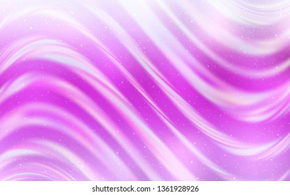 Light Pink vector layout with cosmic stars. Glitter abstract illustration with colorful cosmic stars. Template for cosmic backgrounds.