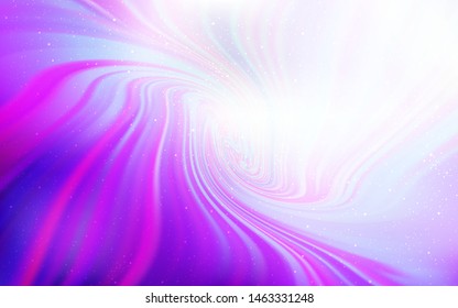 Light Pink vector layout with cosmic stars. Shining illustration with sky stars on abstract template. Best design for your ad, poster, banner.