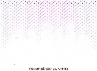 Light Pink vector layout with curved lines. Geometric illustration in abstract style with gradient.  Pattern for your business design.