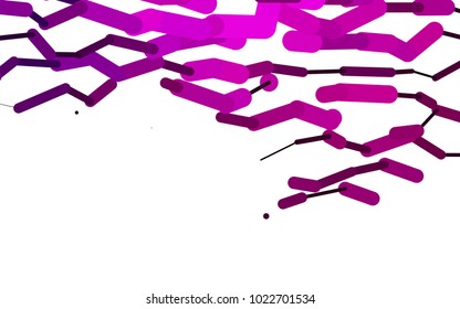 Light Pink vector layout with flat lines. Capsules on blurred abstract background with gradient. Best design for your ad, poster, banner.