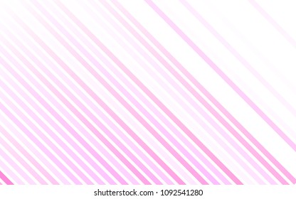 Light Pink vector layout with flat lines. Glitter abstract illustration with colored sticks. The pattern can be used for busines ad, booklets, leaflets