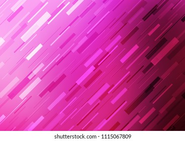 Light Pink vector layout with flat lines. Blurred decorative design in simple style with lines. The pattern can be used as ads, poster, banner for commercial.