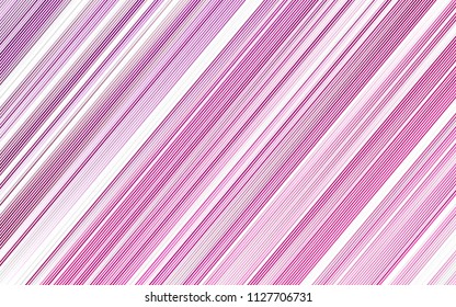 Light Pink vector layout with flat lines. Modern geometrical abstract illustration with staves. The template can be used as a background.