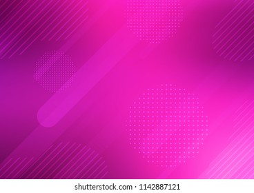 Light Pink vector layout with flat lines and dots. Capsules on blurred abstract background with gradient dots. The pattern can be used as ads, poster, banner for commercial.