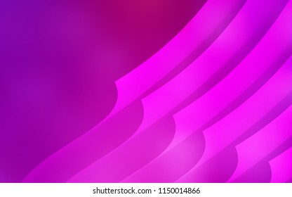 Light Pink vector layout with flat lines. Modern geometrical abstract illustration with Lines. The pattern for ad, booklets, leaflets.