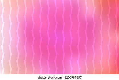 Light Pink vector layout with flat lines. Decorative shining illustration with lines on abstract template. Template for your beautiful backgrounds.