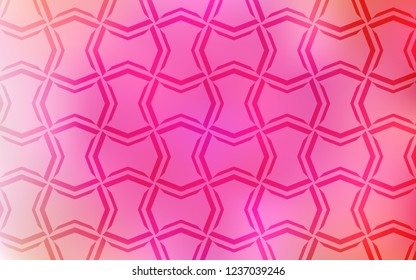 Light Pink vector layout with flat lines. Modern geometrical abstract illustration with Lines. Template for your beautiful backgrounds.
