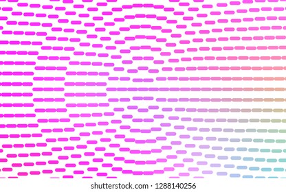 Light Pink vector layout with flat lines. Modern geometrical abstract illustration with staves. Smart design for your business advert.