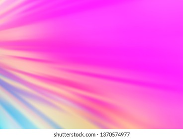 Light Pink vector layout with flat lines. Modern geometrical abstract illustration with staves. Pattern for ads, posters, banners.