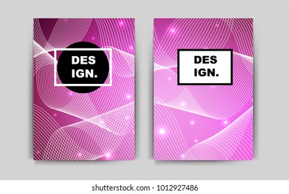 Light Pink vector layout for Leaflets. Blurred decorative design in abstract style with textbox. Completely new template for your brand book.