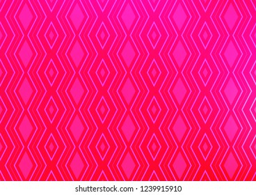 Light Pink vector layout with lines, rectangle. Shining colorful illustration with lines, rectangles. Pattern for ads, posters, banners.
