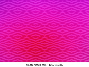 Light Pink vector layout with lines, rectangle. Shining colorful illustration with lines, rectangles. Best design for your ad, poster, banner.