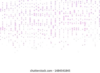 Light Pink vector layout with rectangles, squares. Rectangles on abstract background with colorful gradient. Background for cell phones.