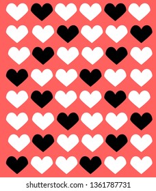 Light Pink vector layout with sweet hearts. Illustration with hearts in love concept for valentine s day. Beautiful design