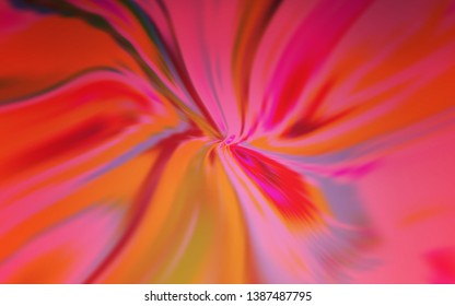 Light Pink vector layout with wry lines. Modern gradient abstract illustration with bandy lines. A new texture for your  ad, booklets, leaflets.