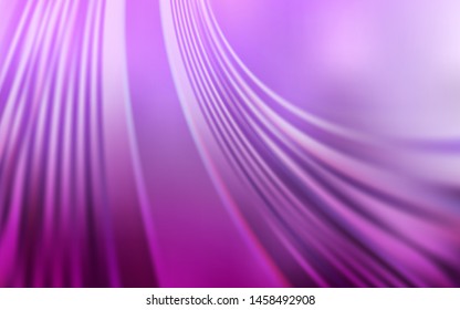 Light Pink vector layout with wry lines. Colorful illustration in abstract style with gradient. Brand new design for your ads, poster, banner.