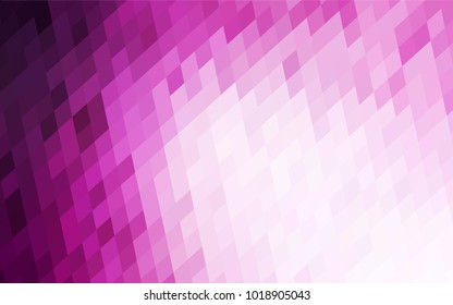 Light Pink vector low poly background. A sample with a polygonal design. Illustration in polygonal style with repeating squares