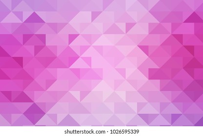 Light Pink vector low poly background. Shining colored illustration in a brand-new style. The elegant pattern can be used as part of a brand book.