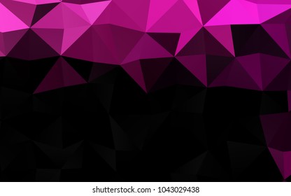 Light Pink vector low poly background. Modern geometrical abstract illustration with gradient. The textured pattern can be used for background.