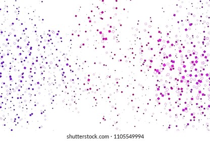 Light Pink vector low poly background. A sample with a polygonal design. Illustration in polygonal style with repeating squares