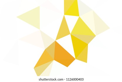 Light Pink vector low poly texture. Geometric illustration in Origami style with gradient.  A completely new design for your leaflet.
