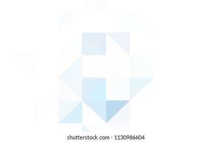 Light Pink vector low poly cover. Modern abstract illustration with triangles. Pattern for a brand book's backdrop.