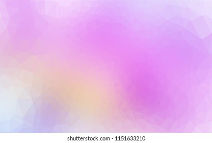Light Pink vector low poly texture. Creative illustration in halftone style with gradient. The template can be used as a background for cell phones.