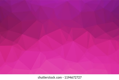 Light Pink vector low poly texture. A completely new color illustration in a vague style. A new texture for your design.