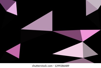 Light Pink vector low poly layout. Colorful abstract illustration with gradient. Completely new design for your business.